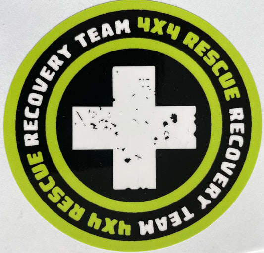 3” 4x4 RESCUE DECAL