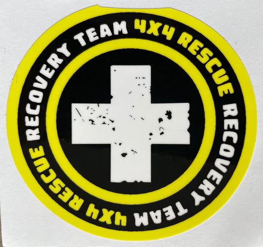 3” 4X4 RESCUE Decal