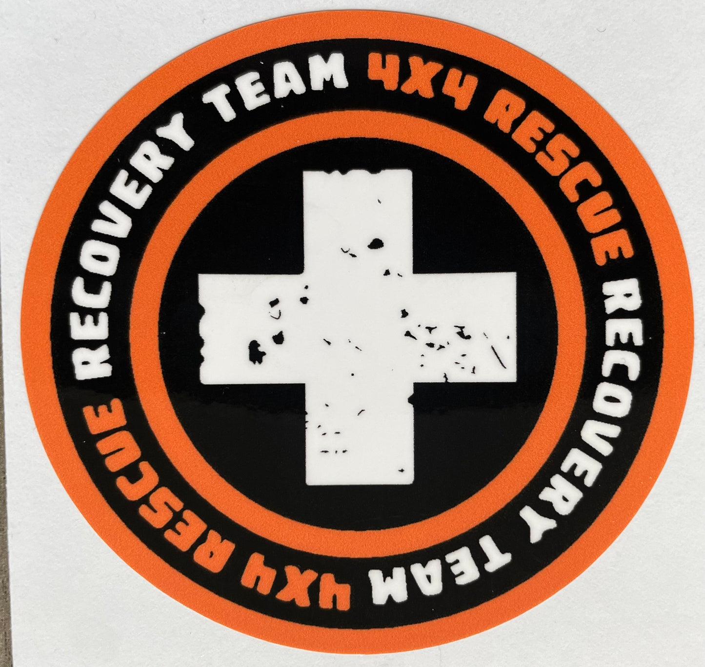 3” 4X4 RESCUE Decal