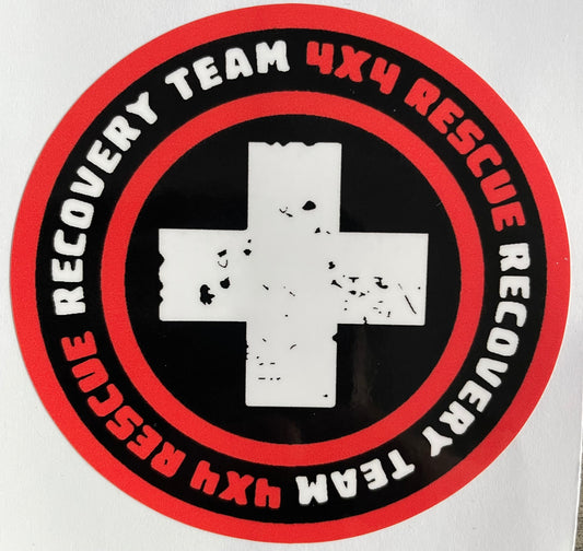 3” 4X4 RESCUE Decal